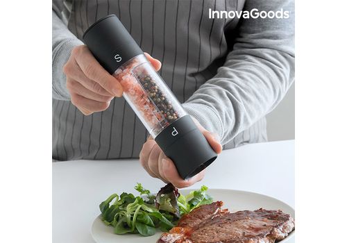 Moulin à Sel et à Poivre 2 en 1 InnovaGoods au meilleur prix au Maroc