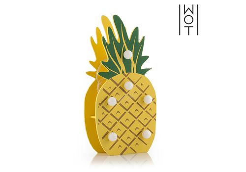 Ananas Décoratif en Bois Wagon Trend (6 LED) au meilleur prix au Maroc