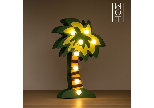 Palmier Décoratif en Bois Wagon Trend (8 LED) au meilleur prix au Maroc