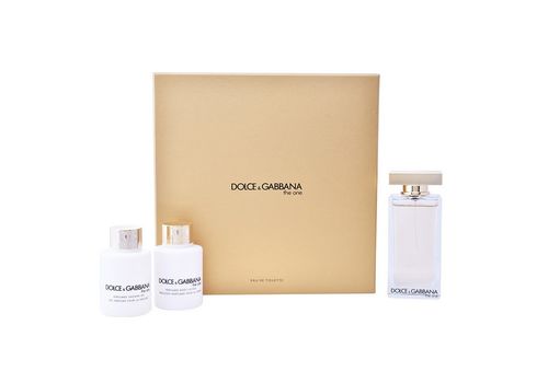 Set de Parfum Femme The One Dolce & Gabbana EDT (3 pcs) au meilleur prix au Maroc