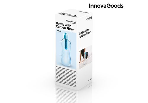 Bouteille avec Filtre de Carbone InnovaGoods au meilleur prix au Maroc
