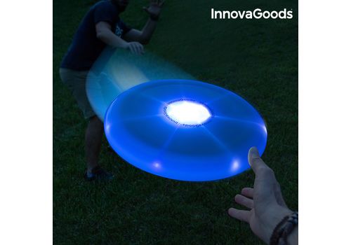 Frisbee avec LED Multicolore InnovaGoods au meilleur prix au Maroc
