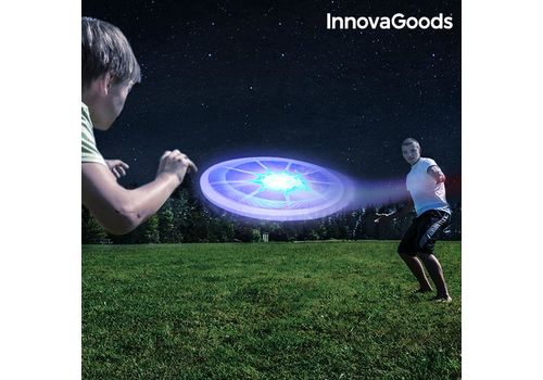 Frisbee avec LED Multicolore InnovaGoods au meilleur prix au Maroc