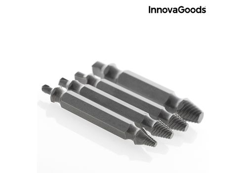 Forets pour Extraire Vis Endommagées InnovaGoods (Pack de 4) au meilleur prix au Maroc