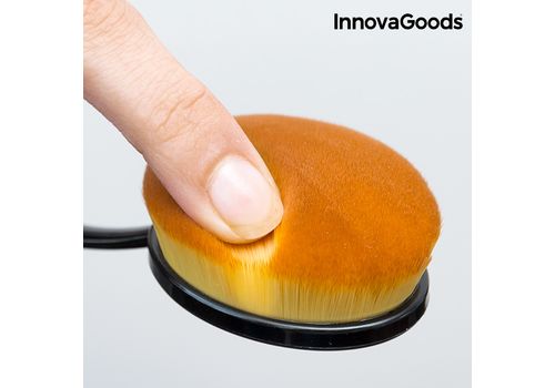 Ensemble de Brosses de Maquillage Professionnel Ovales InnovaGoods (11 Pièces) au meilleur prix au Maroc
