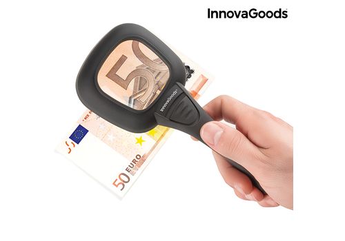 Loupe avec Lumière LED et Ultraviolette 3X InnovaGoods au meilleur prix au Maroc
