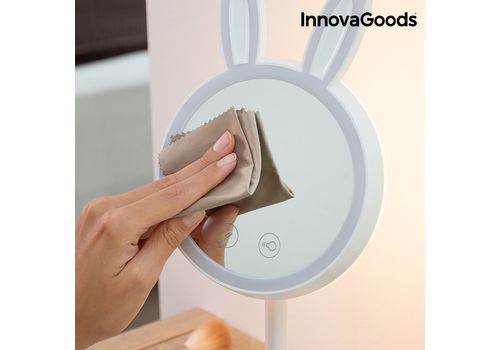 Miroir-Lampe LED pour se Maquiller 2 en 1 Mirrobbit InnovaGoods au meilleur prix au Maroc