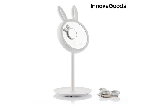 Miroir-Lampe LED pour se Maquiller 2 en 1 Mirrobbit InnovaGoods au meilleur prix au Maroc