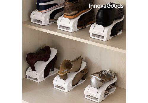 Organisateur de Chaussures Réglable Shoe Rack InnovaGoods (6 Paires) au meilleur prix au Maroc