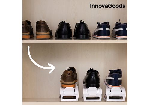 Organisateur de Chaussures Réglable Shoe Rack InnovaGoods (6 Paires) au meilleur prix au Maroc