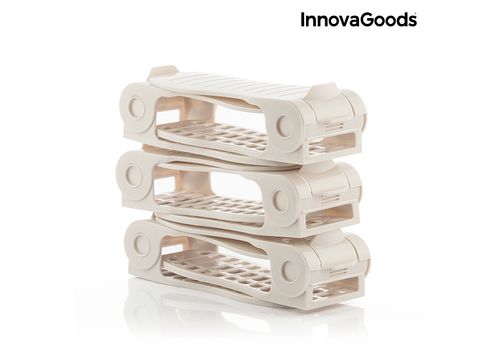 Organisateur de Chaussures Réglable Shoe Rack InnovaGoods (6 Paires) au meilleur prix au Maroc