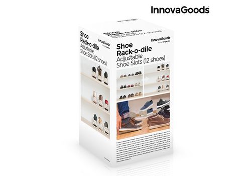Organisateur de Chaussures Réglable Shoe Rack InnovaGoods (6 Paires) au meilleur prix au Maroc