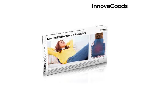 Coussin Électrique pour le Cou et les Épaules InnovaGoods 40 x 40 cm 60W Bleu au meilleur prix au Maroc