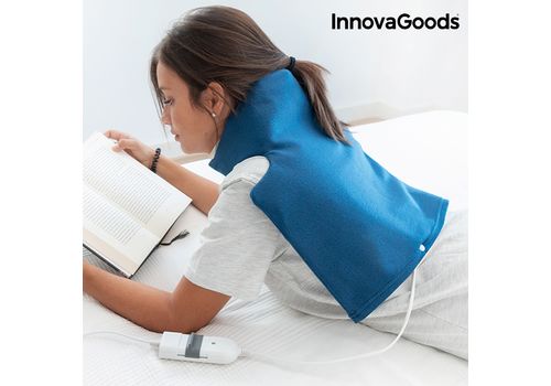 Coussin Électrique pour le Cou et les Épaules InnovaGoods 40 x 40 cm 60W Bleu au meilleur prix au Maroc