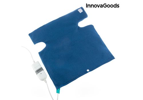 Coussin Électrique pour le Cou et les Épaules InnovaGoods 40 x 40 cm 60W Bleu au meilleur prix au Maroc