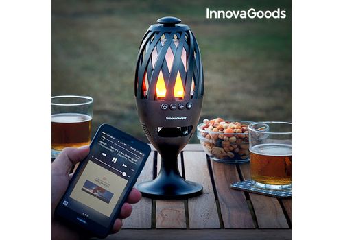 Torche LED avec Haut-Parleur Bluetooth InnovaGoods au meilleur prix au Maroc