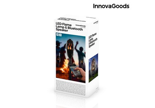 Torche LED avec Haut-Parleur Bluetooth InnovaGoods au meilleur prix au Maroc