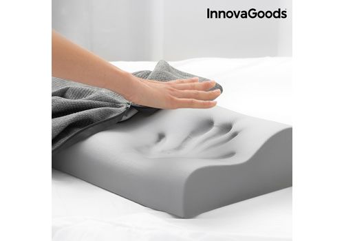 Oreiller Viscoélastique avec Charbon de Bambou InnovaGoods au meilleur prix au Maroc