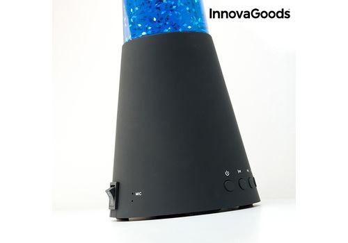 Lampe à Lave avec Haut-Parleur Bluetooth et Microphone InnovaGoods 30W au meilleur prix au Maroc