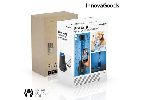 Lampe à Lave avec Haut-Parleur Bluetooth et Microphone InnovaGoods 30W au meilleur prix au Maroc