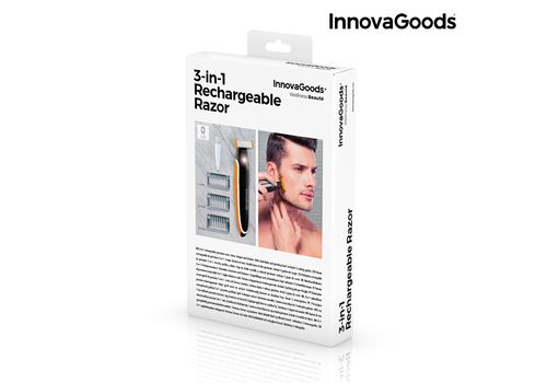 Rasoir Rechargeable de Précision 3 en 1 InnovaGoods au meilleur prix au Maroc