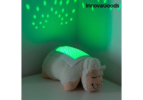 Peluche Projecteur LED d'Étoiles Mouton InnovaGoods au meilleur prix au Maroc