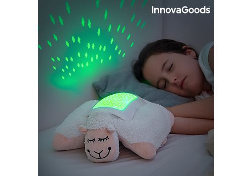 Peluche Projecteur LED d'Étoiles Mouton InnovaGoods au meilleur prix au Maroc