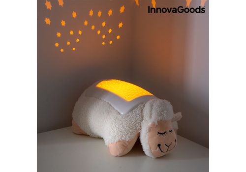 Peluche Projecteur LED d'Étoiles Mouton InnovaGoods au meilleur prix au Maroc
