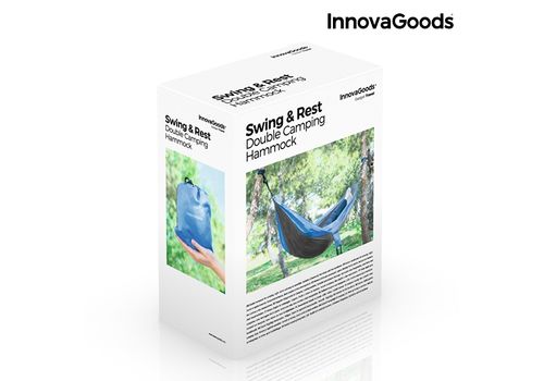 Hamac Double pour Camping Swing & Rest InnovaGoods au meilleur prix au Maroc