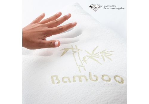 Oreiller à Mémoire de Forme Bamboo Jewel Bedding au meilleur prix au Maroc
