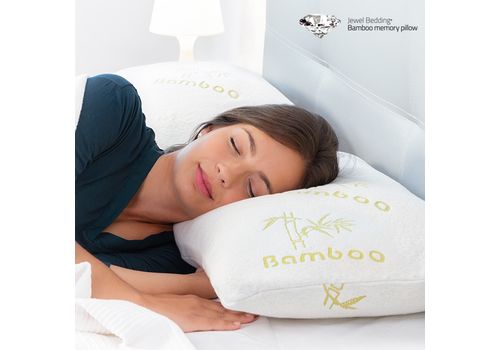 Oreiller à Mémoire de Forme Bamboo Jewel Bedding au meilleur prix au Maroc