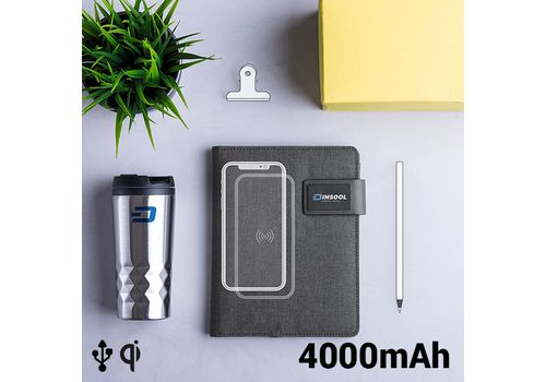 Cahier de Notes avec Power Bank 4000 mAh 16 GB (20 feuilles) 146025 au meilleur prix au Maroc
