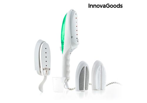 Fer à Vapeur Vertical InnovaGoods 800W Blanc et Vert au meilleur prix au Maroc
