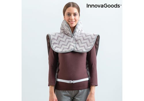 Coussin Électrique pour le Cou, les Épaules et le Dos InnovaGoods 60 x 90 cm 100W Gris au meilleur prix au Maroc