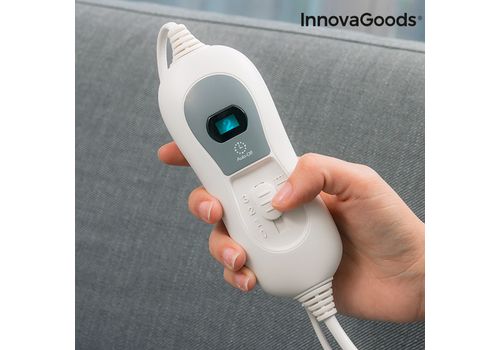 Coussin Électrique pour le Cou, les Épaules et le Dos InnovaGoods 60 x 90 cm 100W Gris au meilleur prix au Maroc