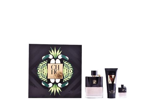 Set de Parfum Homme Ch Men Privé Carolina Herrera (3 pcs) au meilleur prix au Maroc