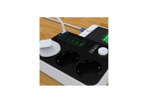 Multiprise - 3 Prise de courant 6 Port USB au meilleur prix au Maroc