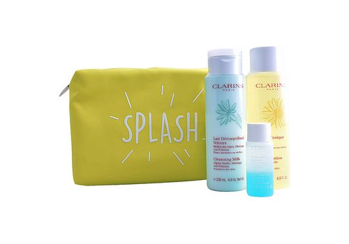 Set de Cosmétiques Femme Démaquillants Normales Clarins (4 pcs) au meilleur prix au Maroc
