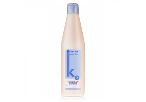 Crème capillaire lissante Keratin Shot Salerm (500 ml) au meilleur prix au Maroc