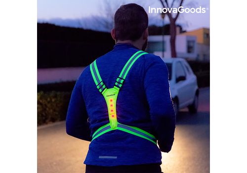 Harnais Réfléchissant avec LED pour Sportifs InnovaGoods au meilleur prix au Maroc