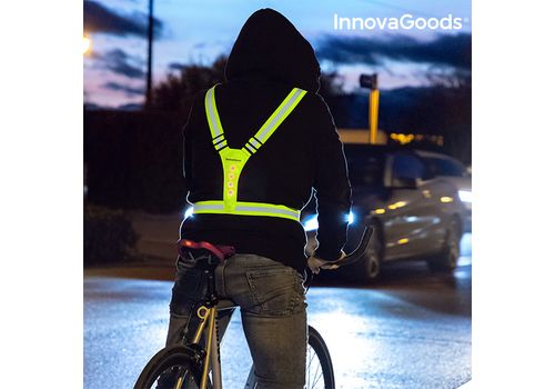 Harnais Réfléchissant avec LED pour Sportifs InnovaGoods au meilleur prix au Maroc