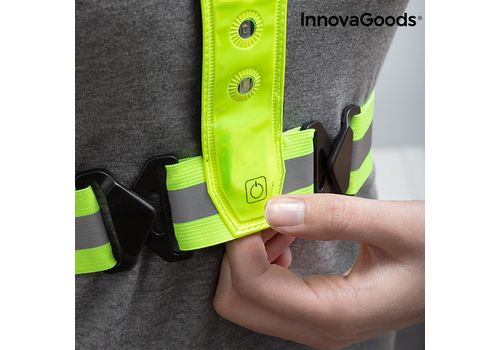 Harnais Réfléchissant avec LED pour Sportifs InnovaGoods au meilleur prix au Maroc
