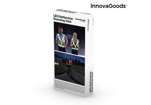 Harnais Réfléchissant avec LED pour Sportifs InnovaGoods au meilleur prix au Maroc