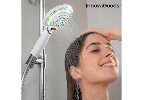 Douche LED avec Capteur et Indicateur de Température InnovaGoods au meilleur prix au Maroc