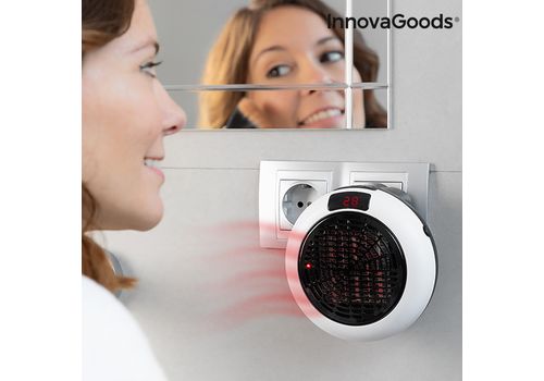 Radiateur Céramique pour prise avec Télécommande InnovaGoods 600W au meilleur prix au Maroc