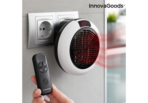 Radiateur Céramique pour prise avec Télécommande InnovaGoods 600W au meilleur prix au Maroc