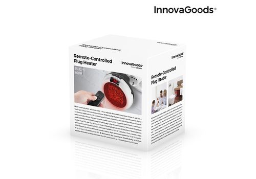 Radiateur Céramique pour prise avec Télécommande InnovaGoods 600W au meilleur prix au Maroc