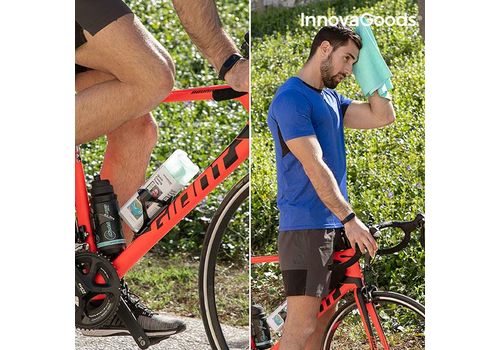 Serviette de Sport de Refroidissement Instantané Effet Glace InnovaGoods au meilleur prix au Maroc