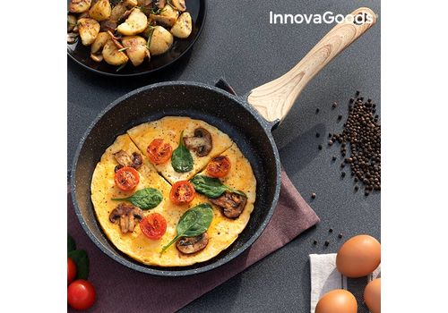 Poêle Premium Effet Granite InnovaGoods 24 cm au meilleur prix au Maroc