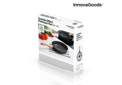 Poêle Premium Effet Granite InnovaGoods 24 cm au meilleur prix au Maroc